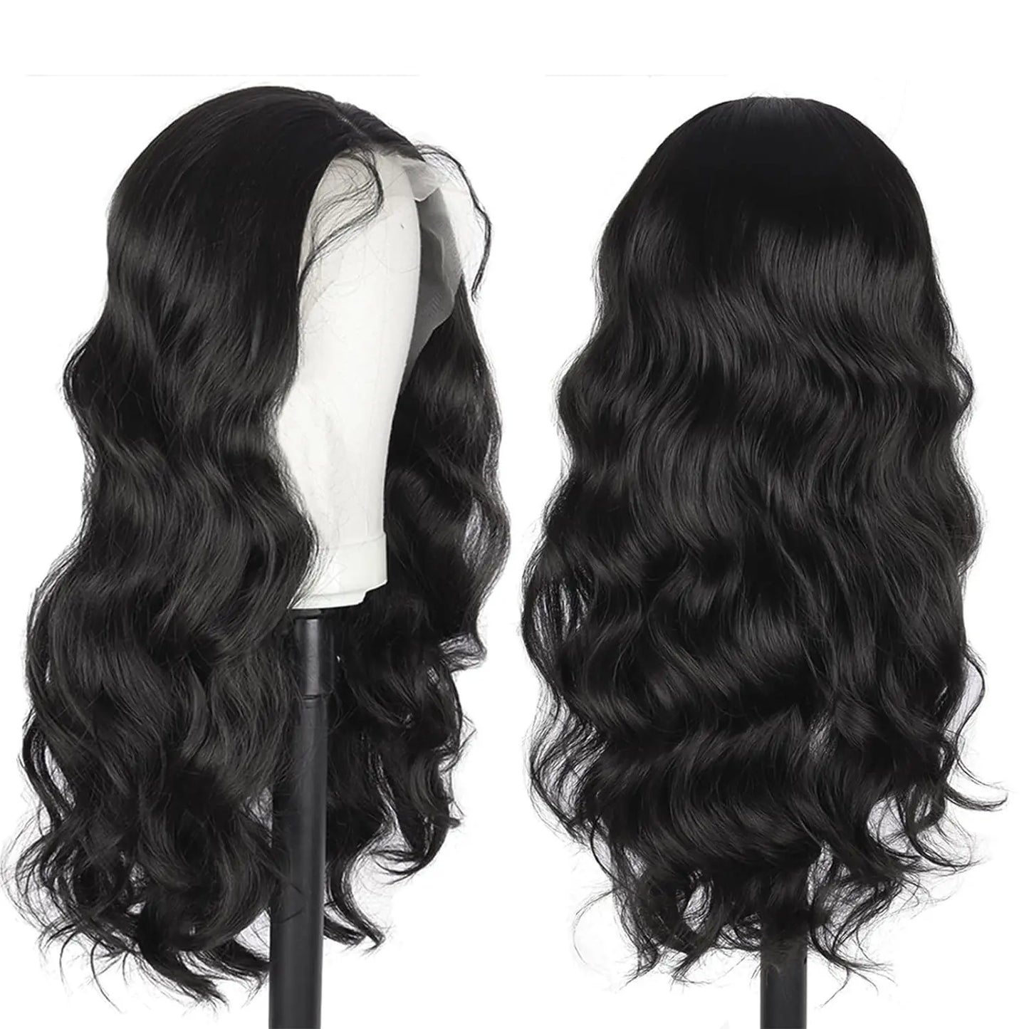 YIJIMEI  100%  Human Hair, 250% Density Glueless HD Transparent Lace Front Wigs   (16-32 Inch)  13x4 Body Wave Lace Front Wigs