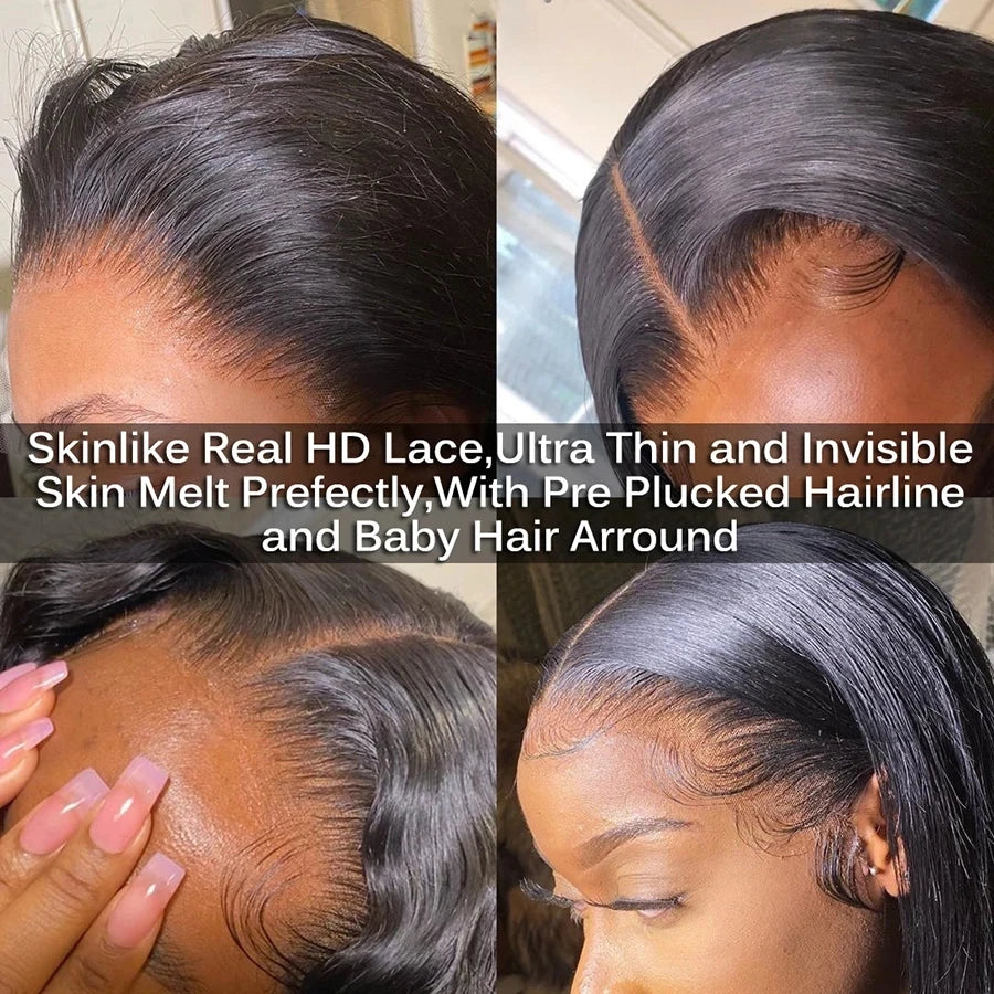 250% Afro Kinky Curly Wigs Real HD Lace Front Wigs Melt Skins Deep Curly 13x6 Full Frontal Human Hair Wigs Glueless For Woman