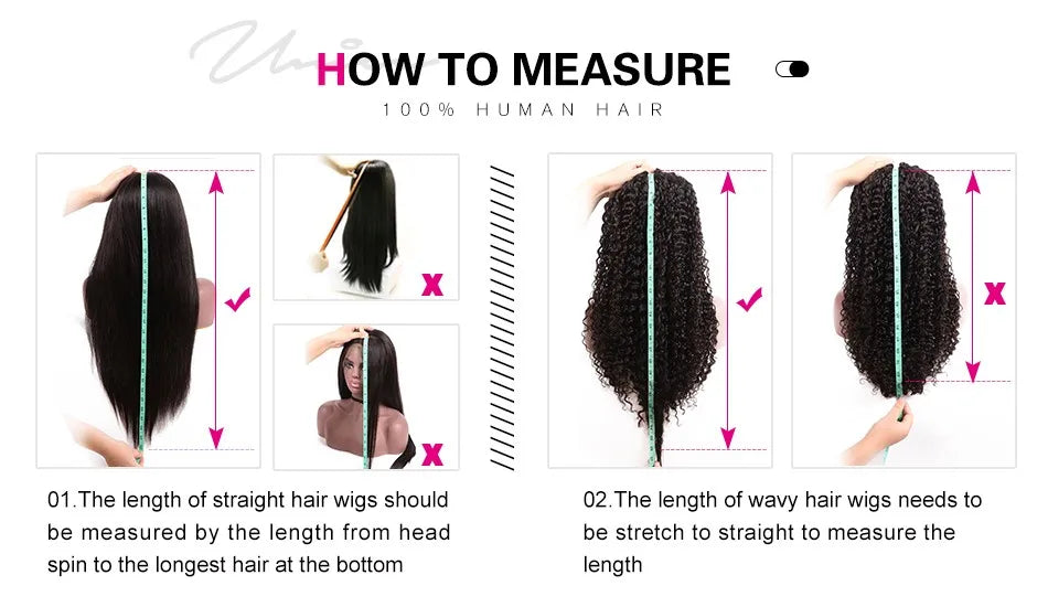 UNICE Hair 5X5 HD Lace Closure Wig Silk Press Yaki Straight Lace Wig Pre Cut Pre Bleached Glueless Wig Human Hair Ready To Wear